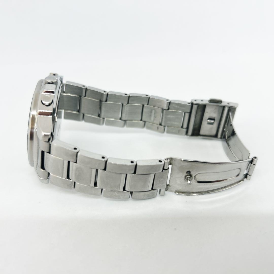 セイコー 腕時計 クロノグラフ シルバー 7T92-0CA0 美品 SEIKO