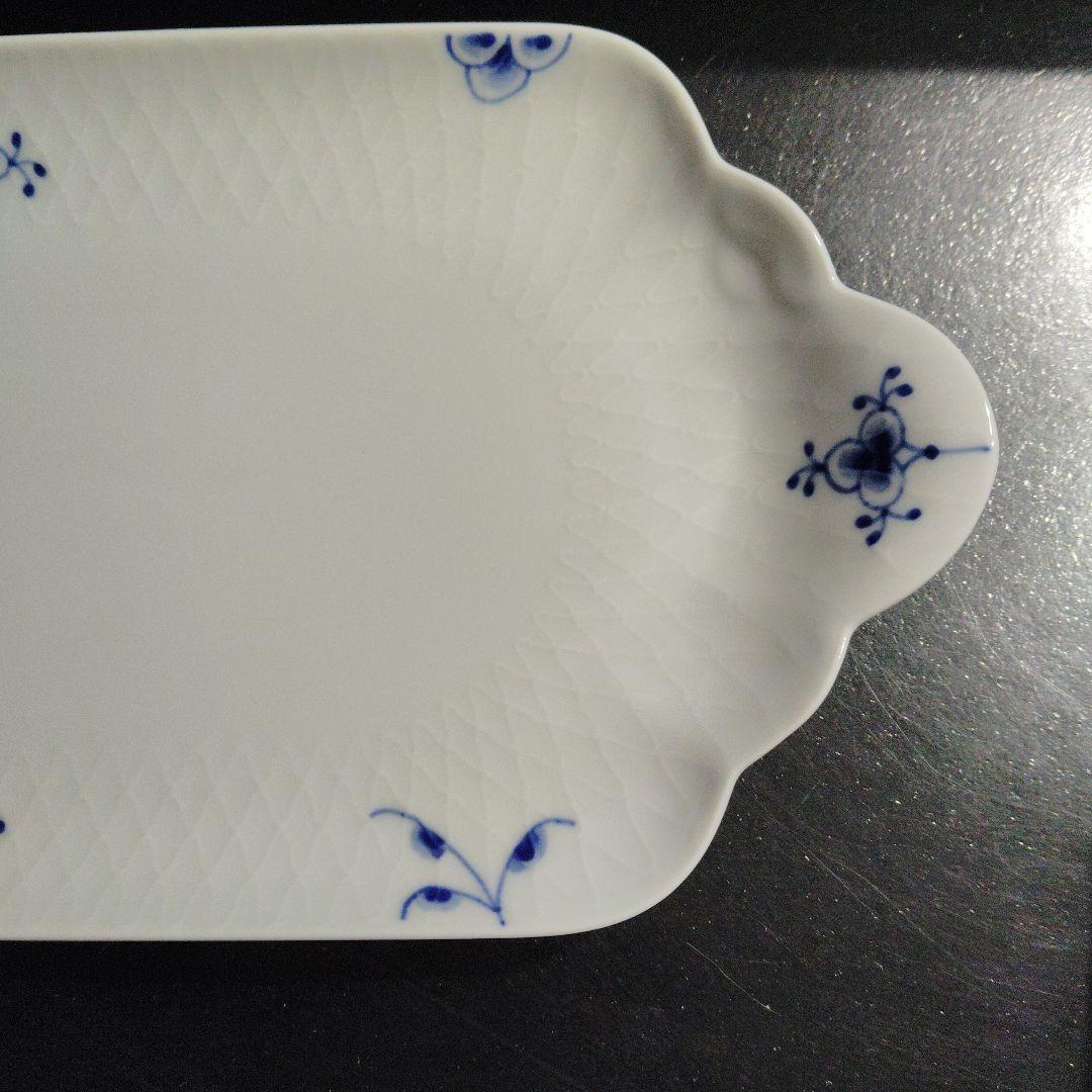   青い花模様 プレート ３枚