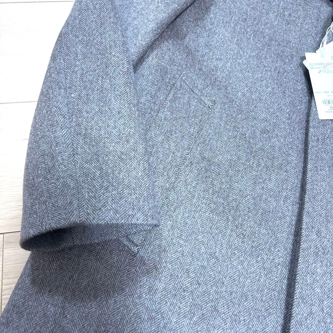 新品タグ付　マッキントッシュフィロソフィー スタンドカラーコート　カシミヤ　36