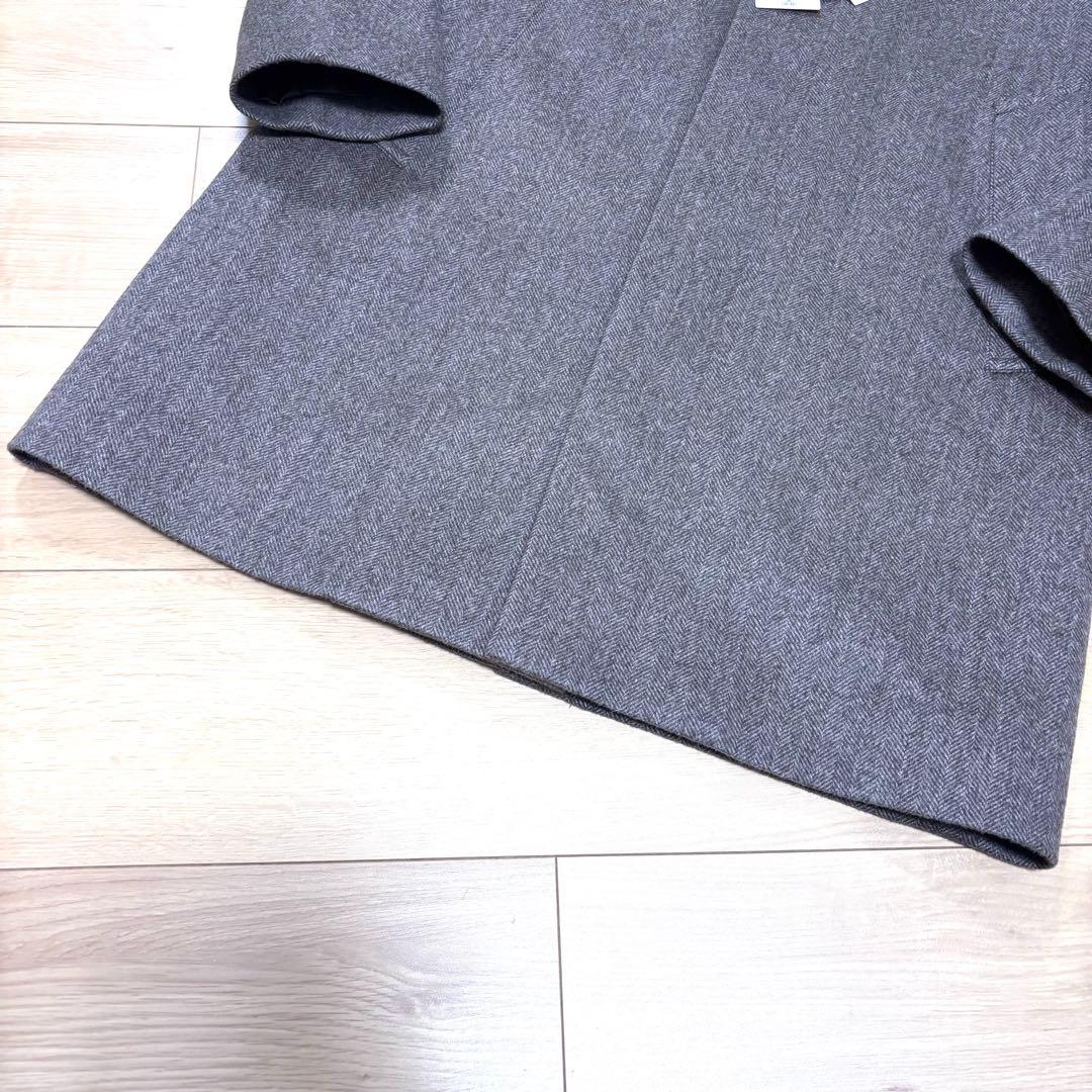 新品タグ付　マッキントッシュフィロソフィー スタンドカラーコート　カシミヤ　36