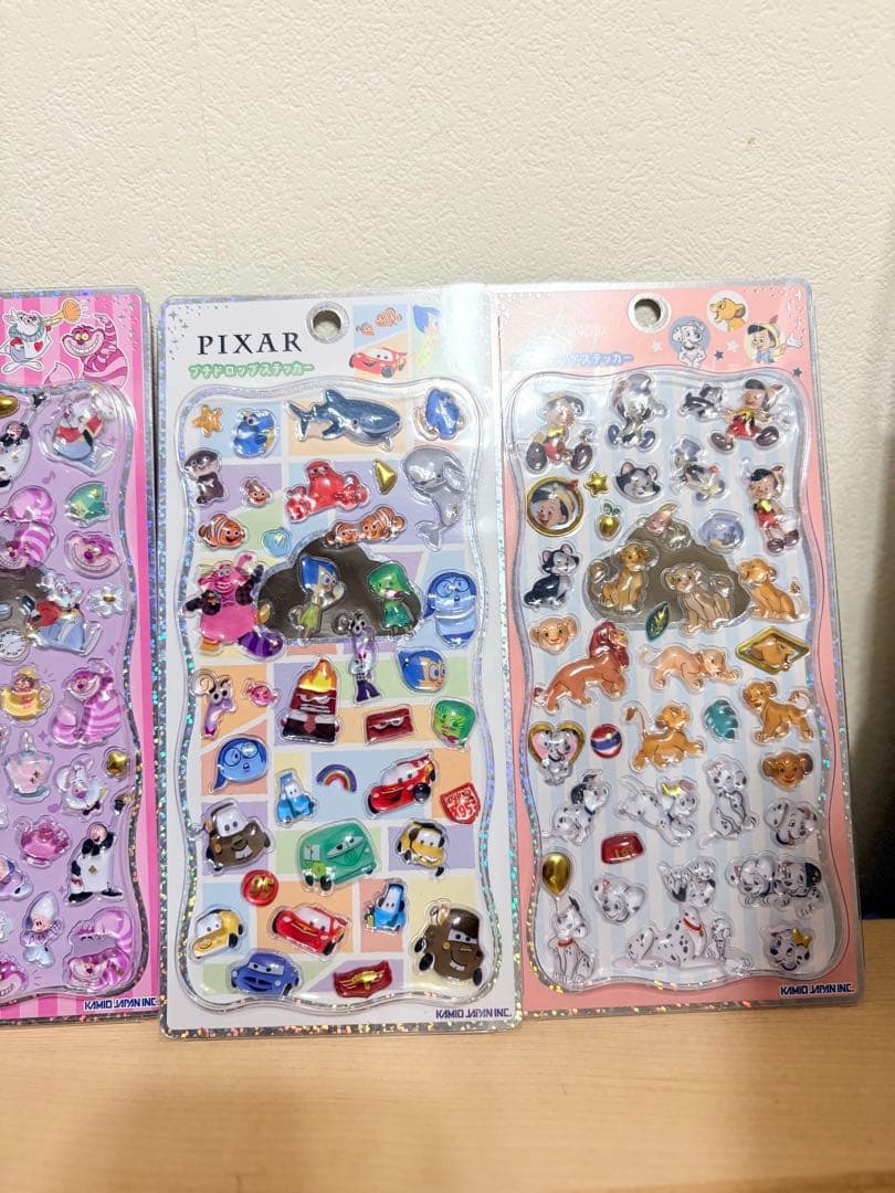 正規品 プチドロップステッカー プチドロ ピクサー ディズニー 4枚まとめ売り