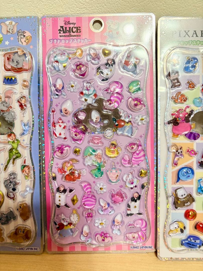 正規品 プチドロップステッカー プチドロ ピクサー ディズニー 4枚まとめ売り