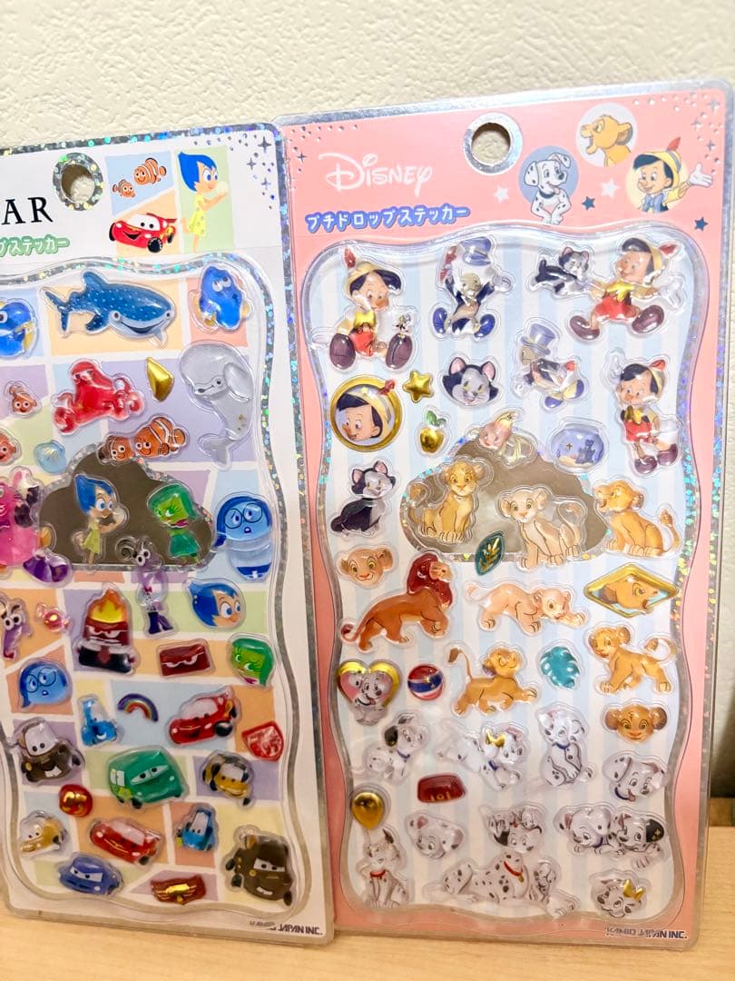 正規品 プチドロップステッカー プチドロ ピクサー ディズニー 4枚まとめ売り