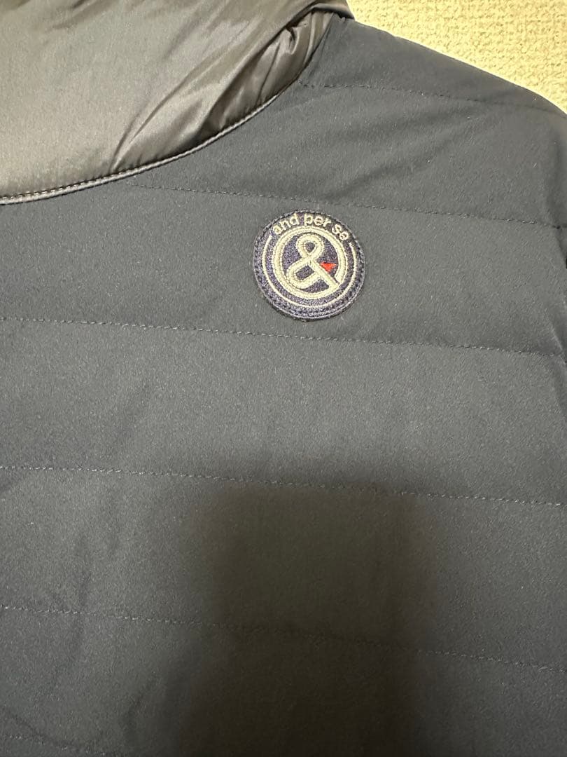 and per se ゴルフ　エナジーコクーン中綿フーディブルゾン　LL