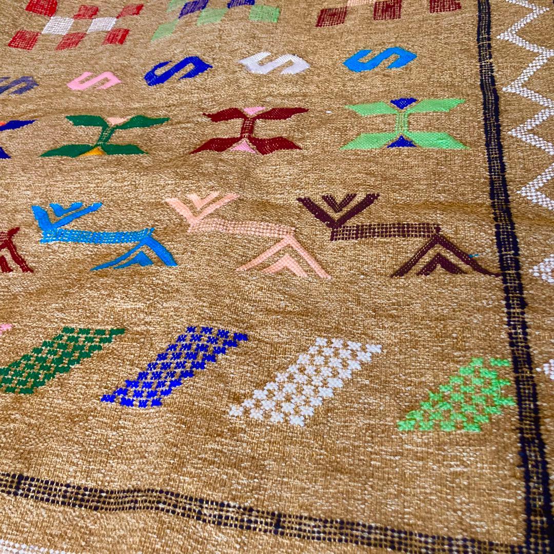 モロッコ直輸入 新品ハンベルラグ BOHOインテリア