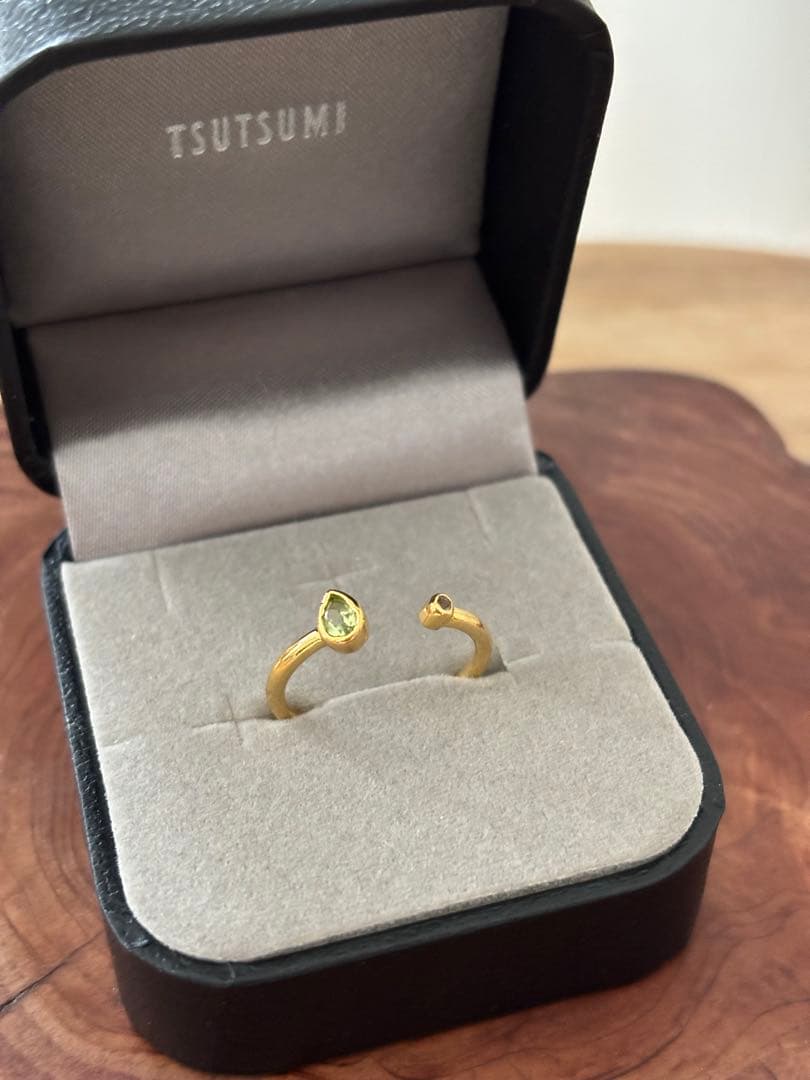 K18リング ゴールド RonHerman dezso 天然石