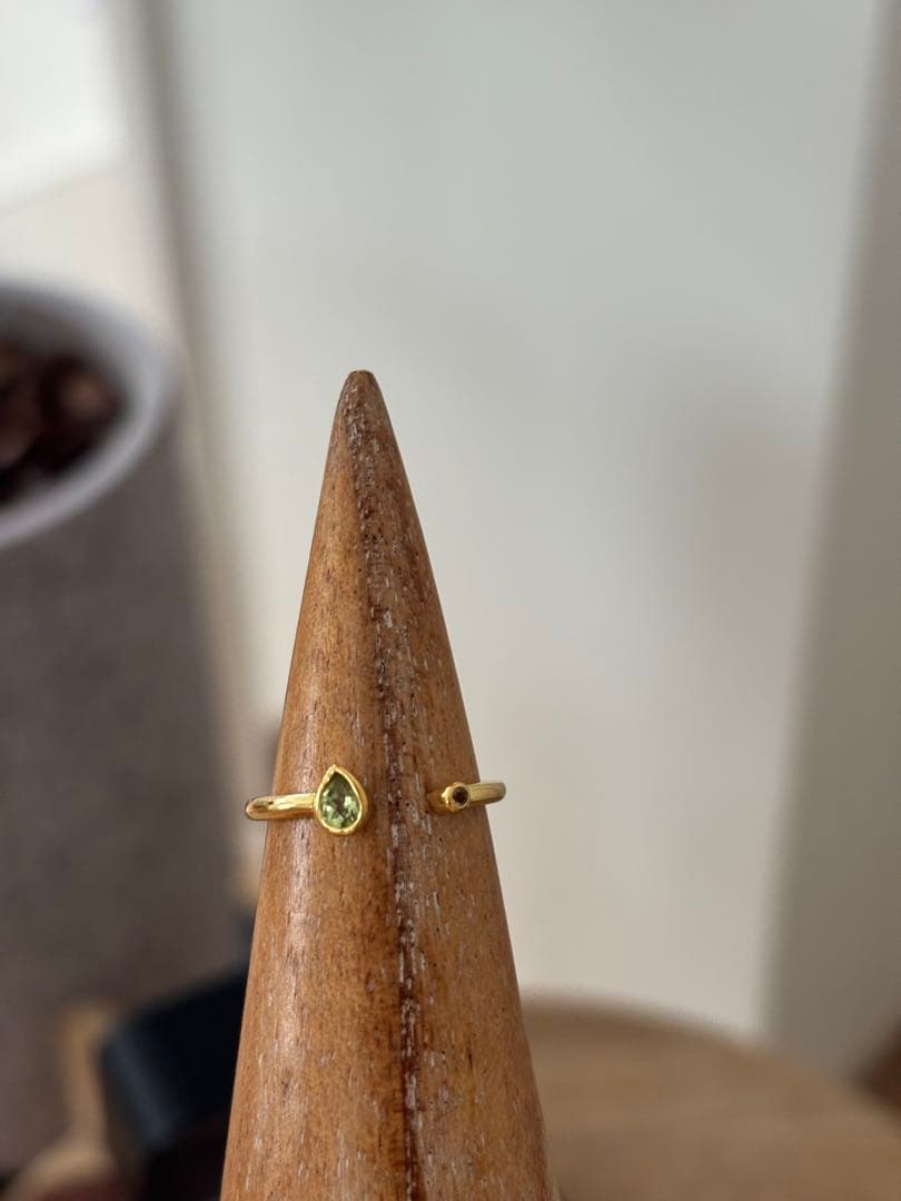 K18リング ゴールド RonHerman dezso 天然石