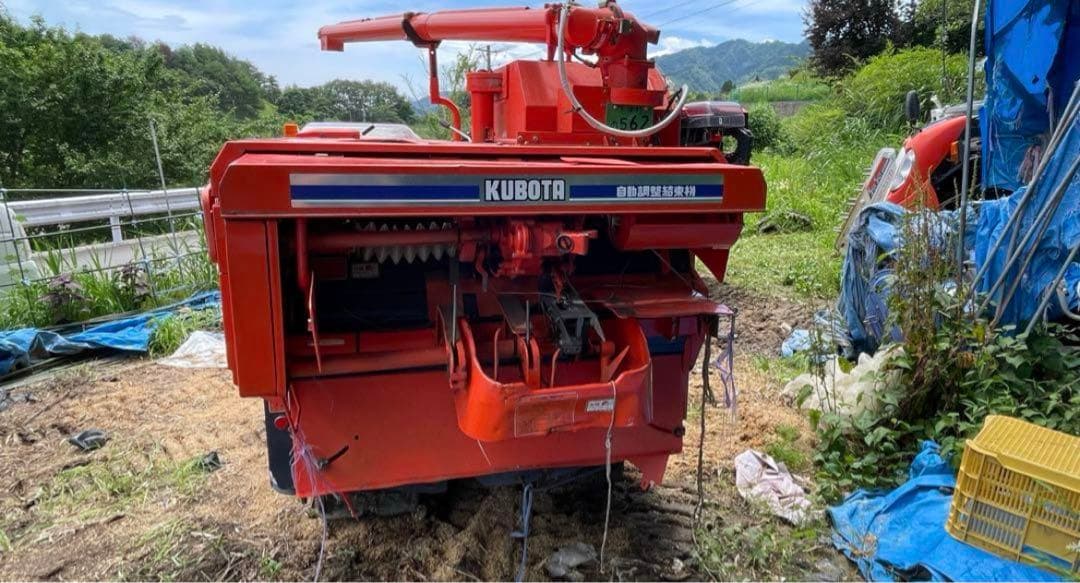 クボタ コンバイン 3条 結束機 引取のみ 値下げ可