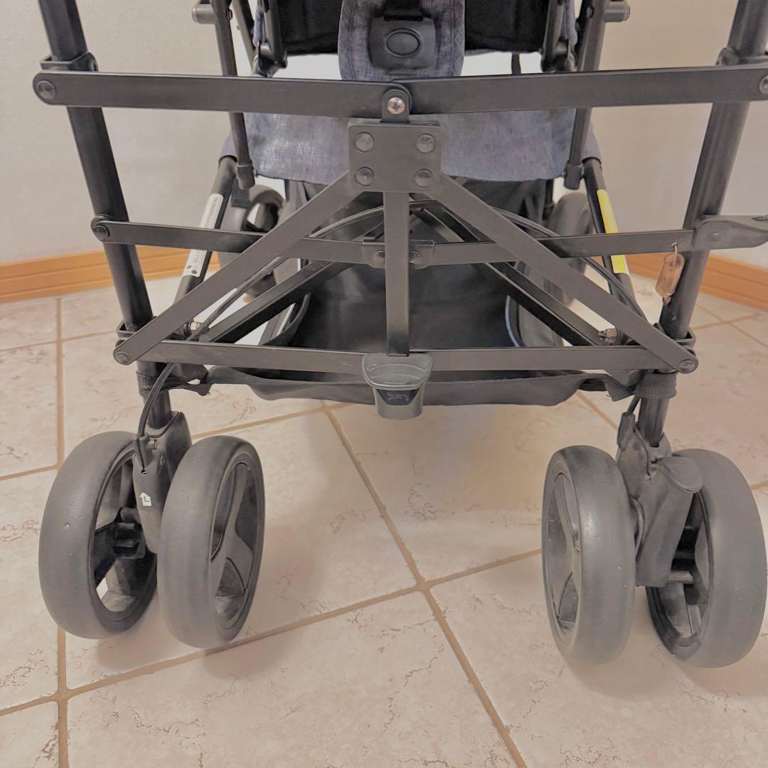 【✨極美✨】日本育児 2人乗りベビーカー キンダーワゴン DUOシティーホップ2