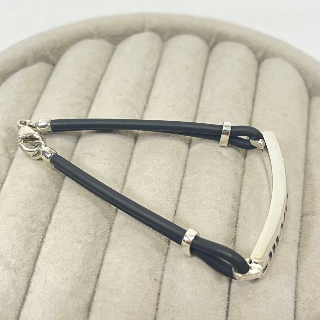 TIFFANY ティファニー　アトラス　ラバー　ブレスレット　SV925