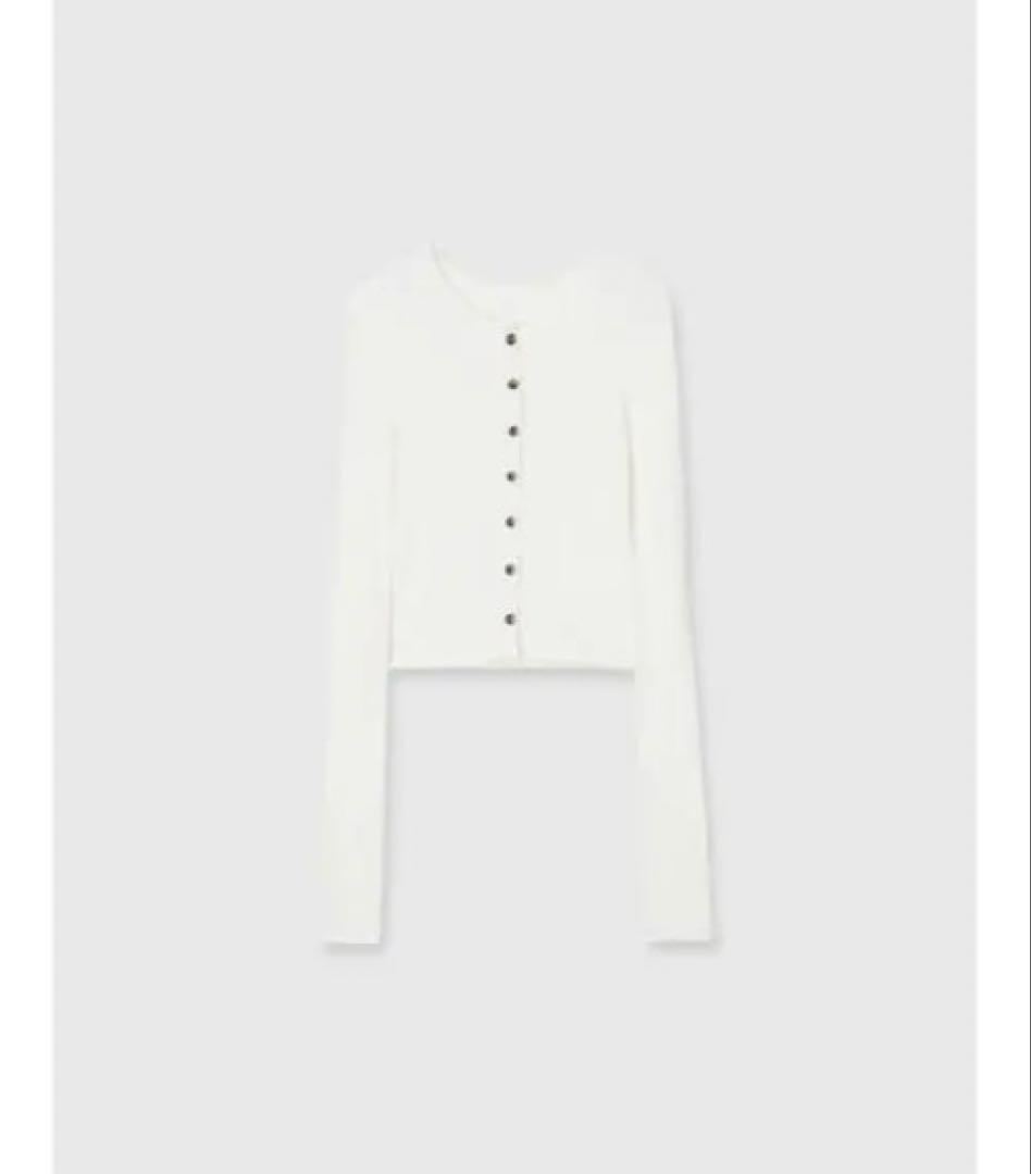 【美品】anuans リュクスビスコースニットカーディガン