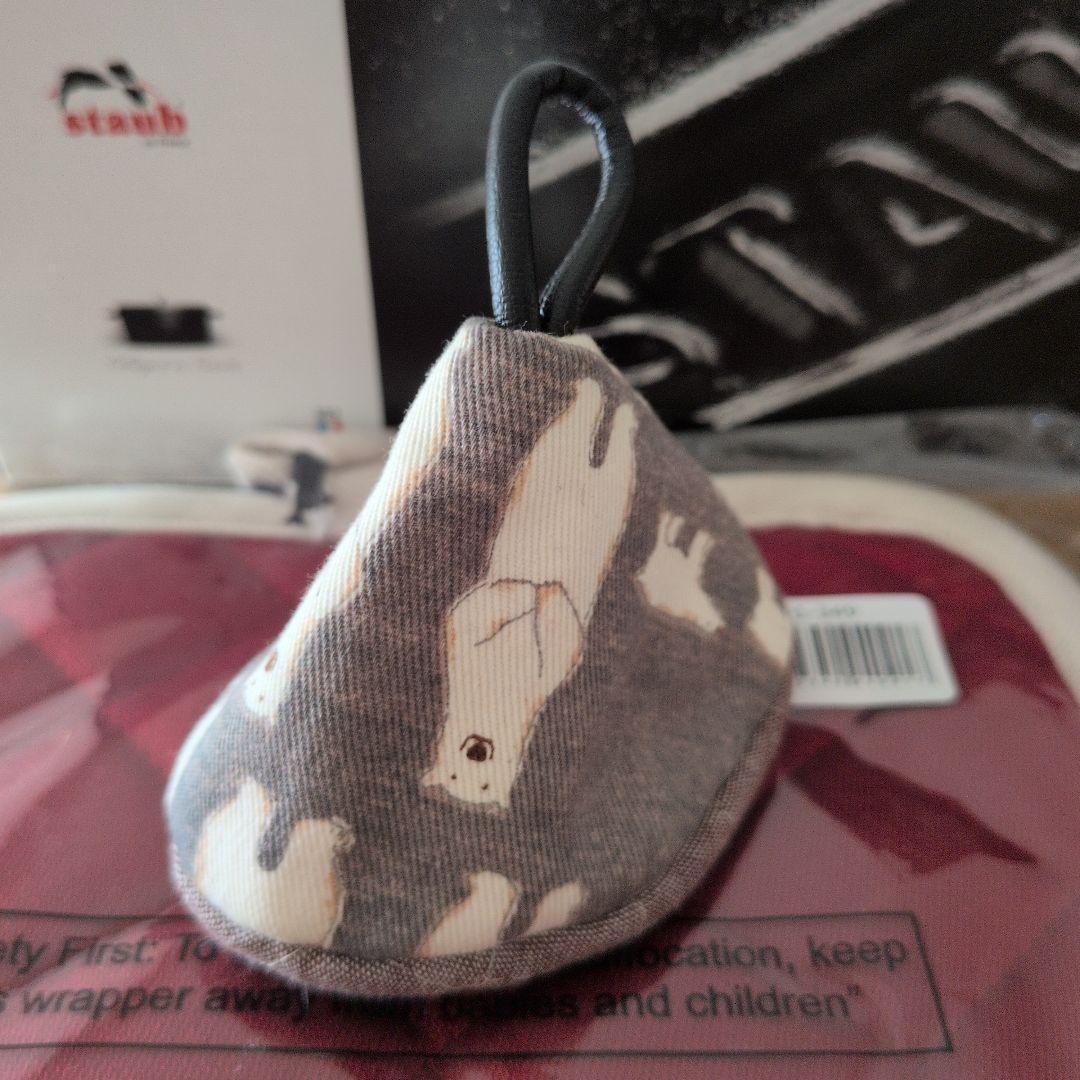 【新品未使用】Staub ココット ラウンド 14cm カンパーニュ　おまけ付き