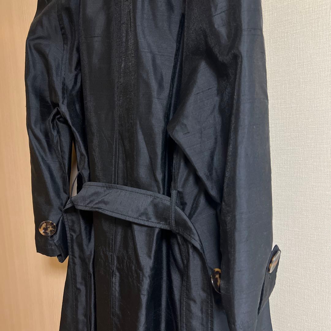 Giorgio Armani 黒 トレンチコート