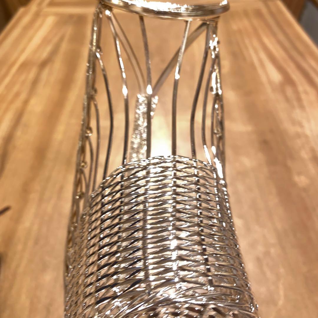 シルバーコーティング高級ワインバスケット