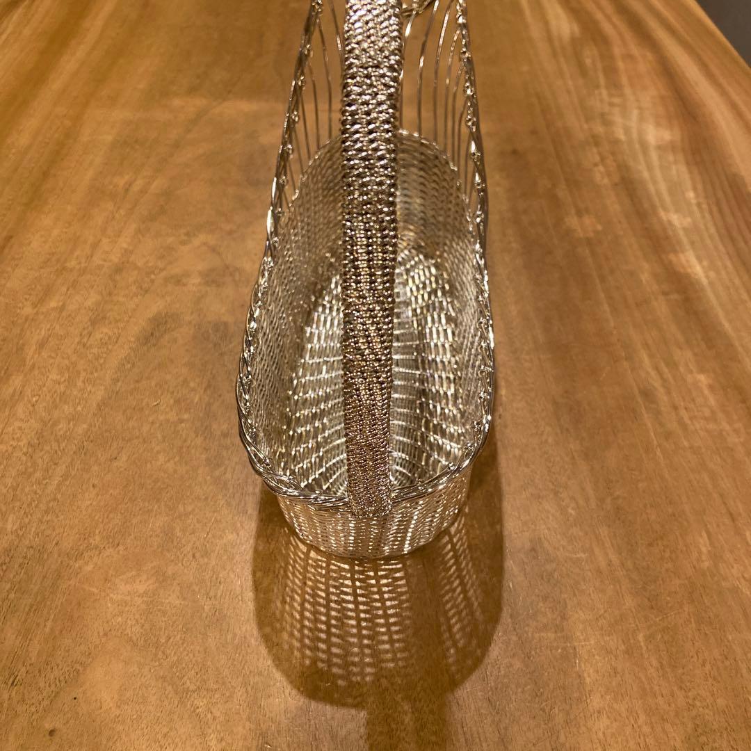 シルバーコーティング高級ワインバスケット