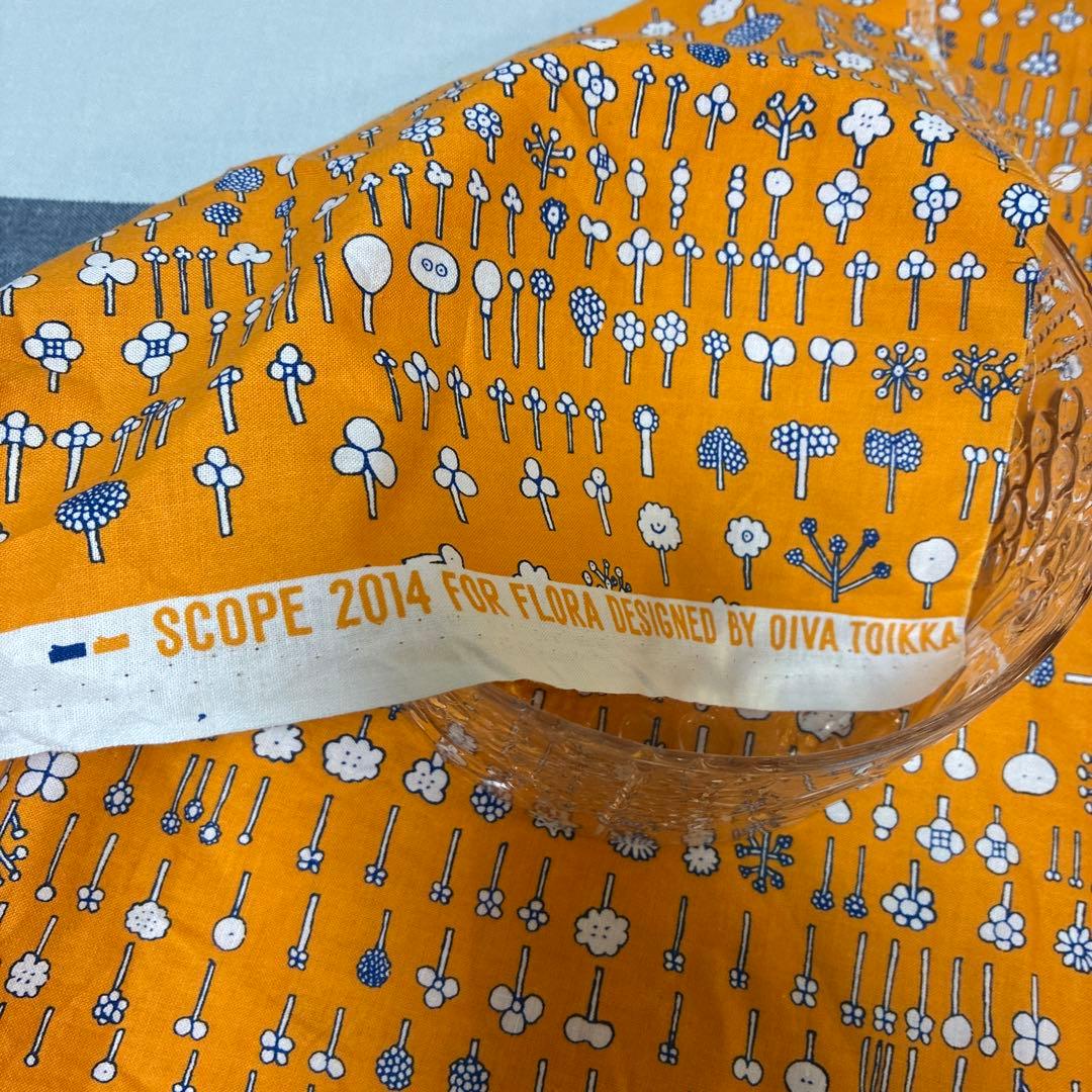 イッタラ　ヌータヤルヴィ　フローラ　ボウル　クリア　150mm　スコープ　布付き