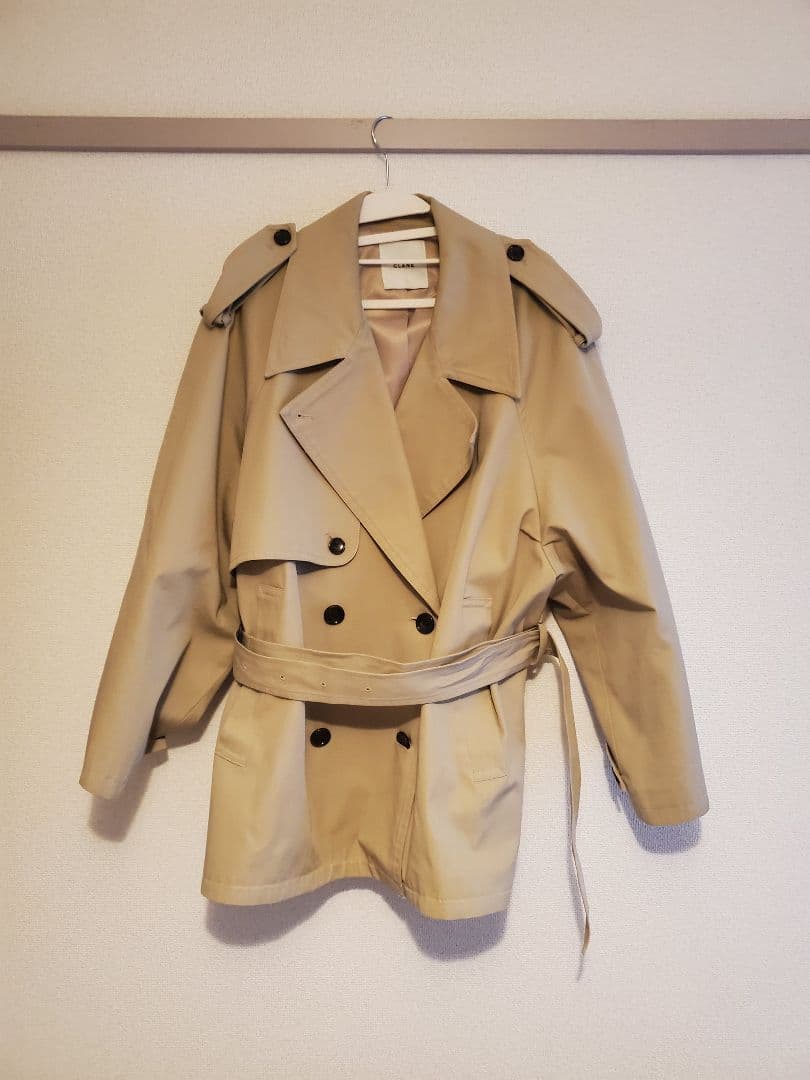 OVER SHORT TRENCH COAT　クラネ　clane サイズ2