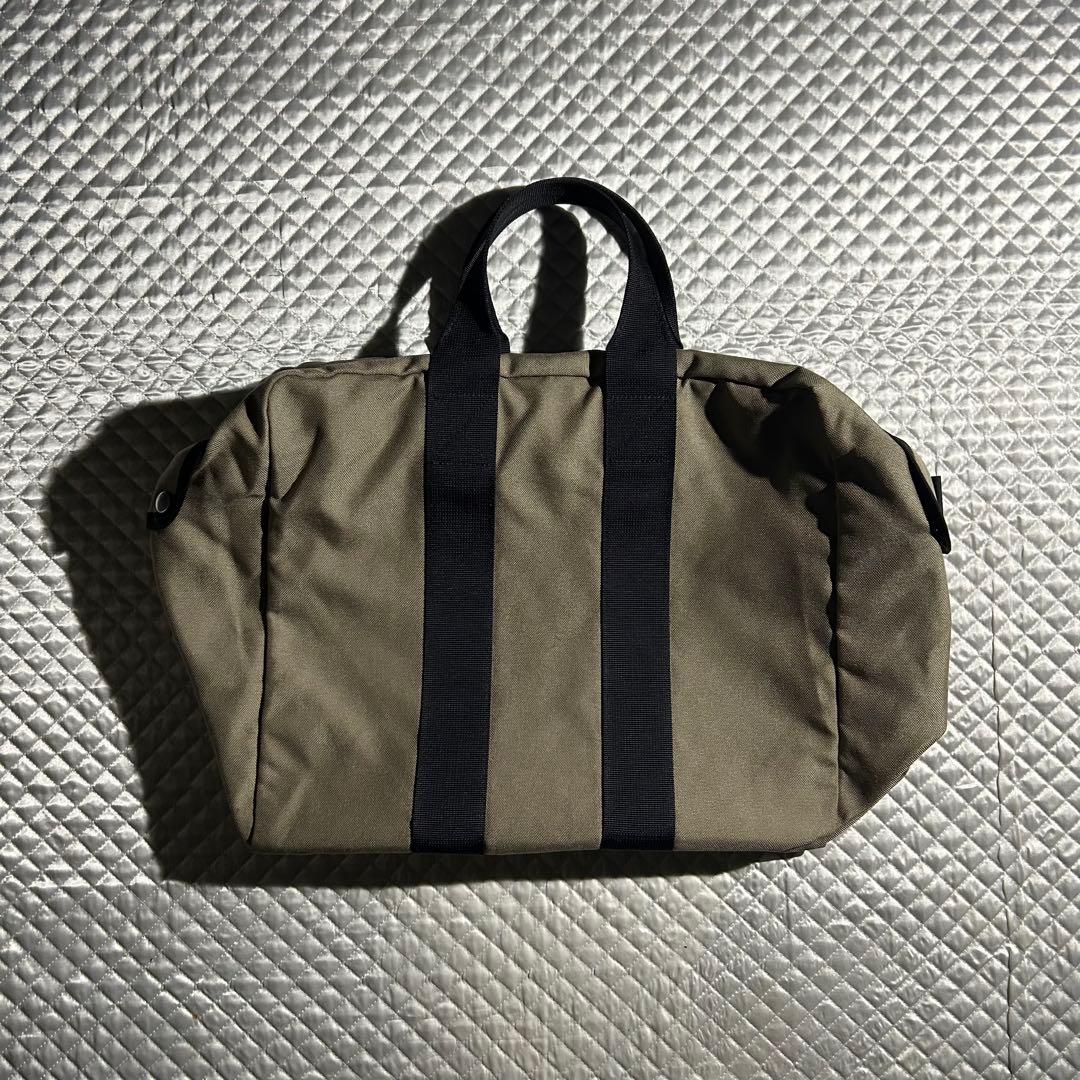 HOMME PLUS ダブルジップナイロンハンドバッグ ボストン