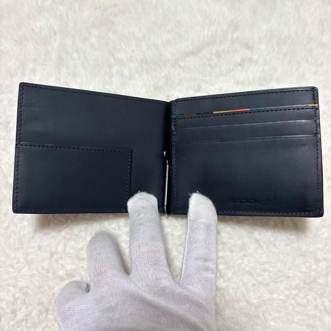 未使用品 ポールスミス マネークリップ 小銭入れ カードケース 保存箱付き 黒