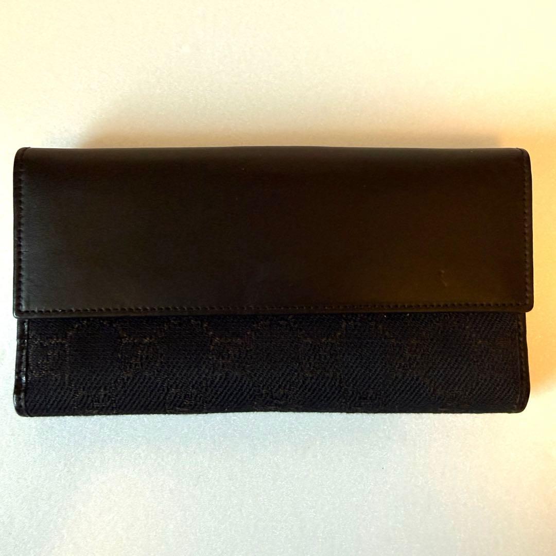美品 GUCCIグッチ GG柄キャンバス 財布
