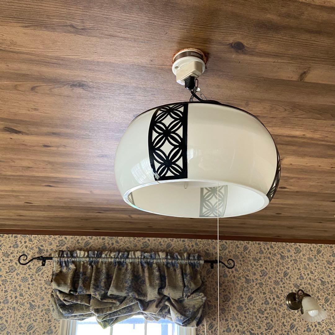 昭和レトロ　天井照明　ナショナル　和風照明　和モダン