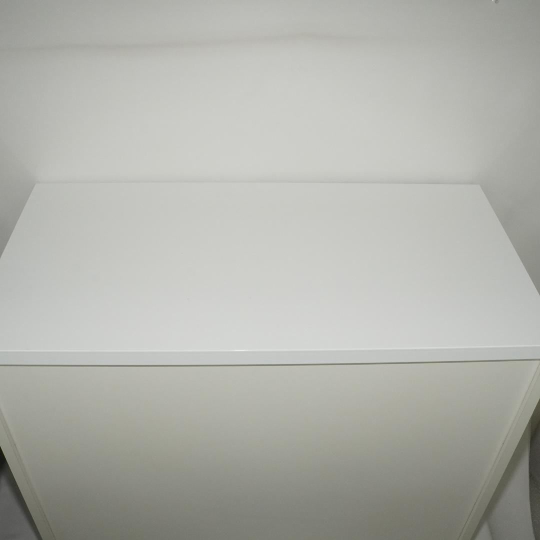 キャスター付き　チェスト 3段　ホワイト　タンス　キッチンカウンター