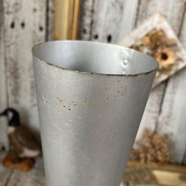 ミニマルな メタル フラワーベース*花瓶 花器 ドライフラワー 花入*シンプル