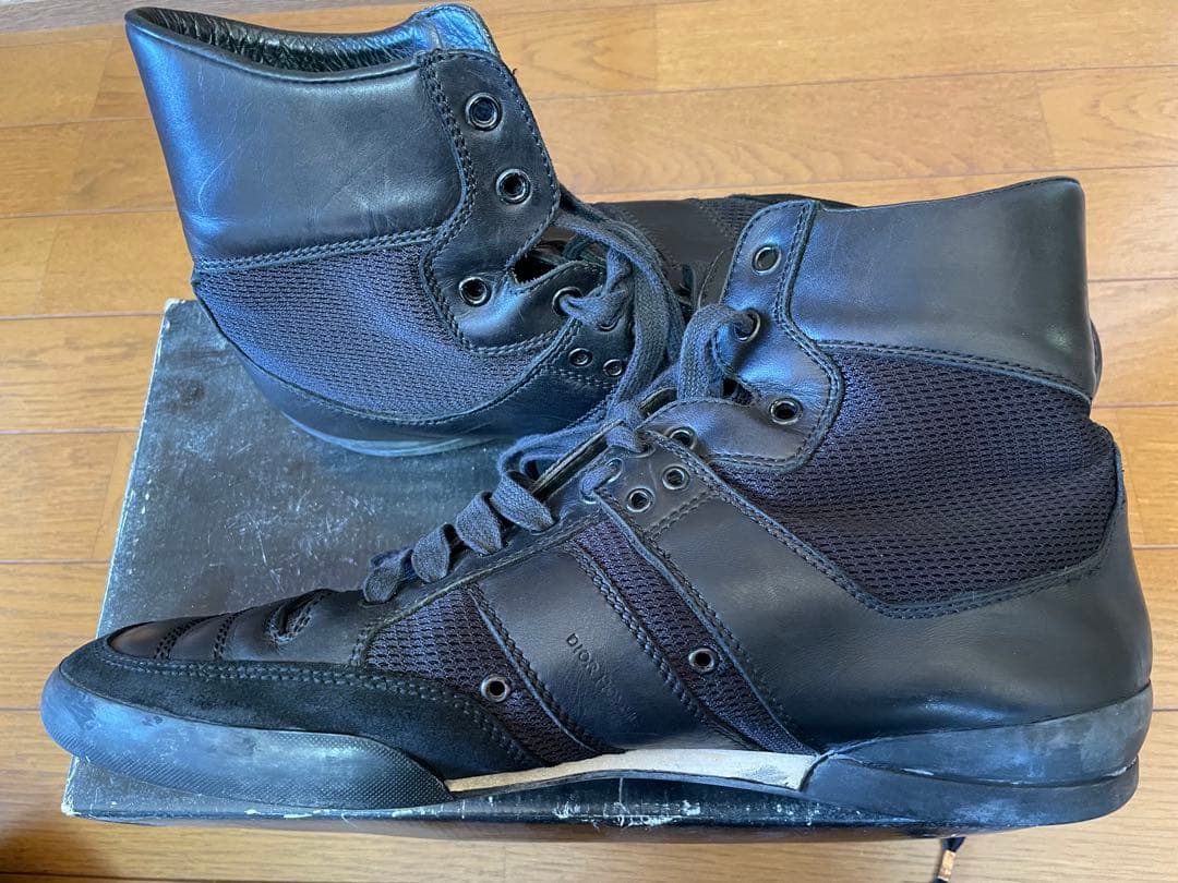 ★ディオールオム DIOR HOMME ハイカットスニーカー　43/エディ★