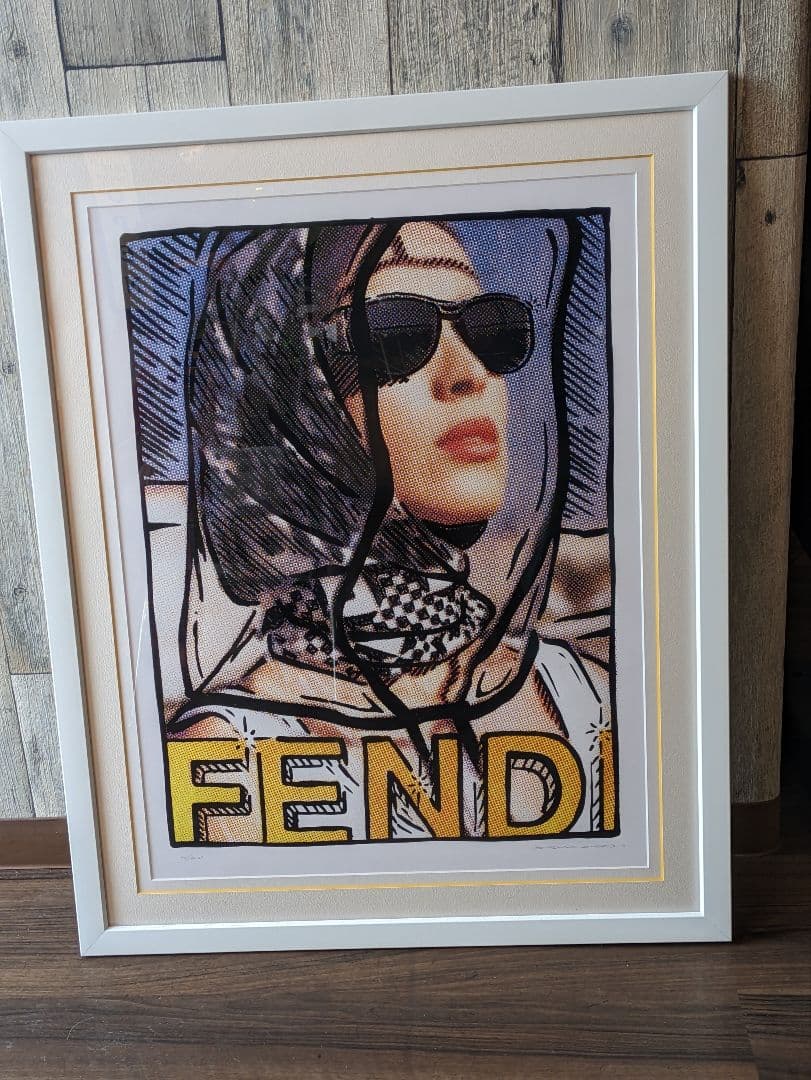 Joshua Vides ジョシュアヴィーダス　FENDI シルクスクリーン