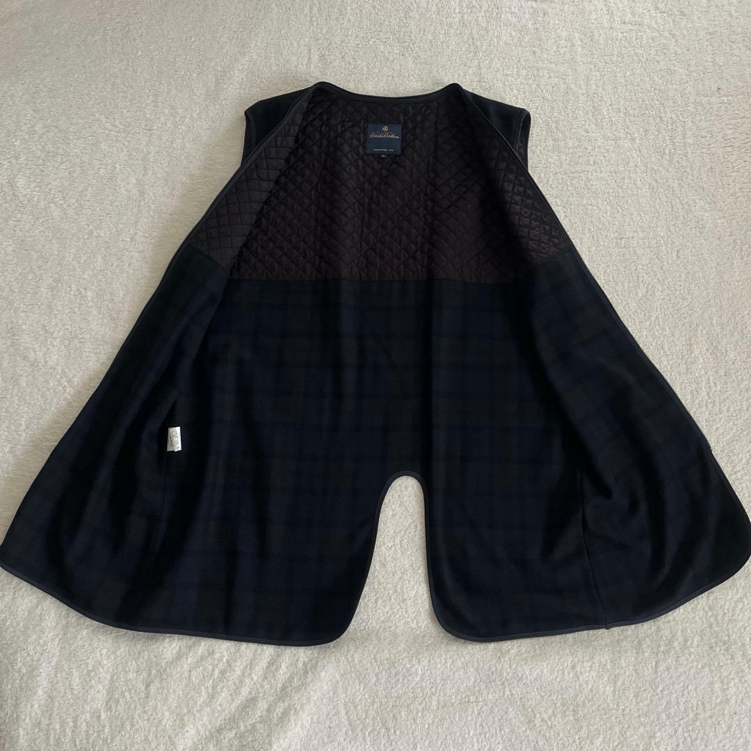 【美品】 ブルックスブラザーズ ステンカラーコート 比翼 ライナー付き 黒