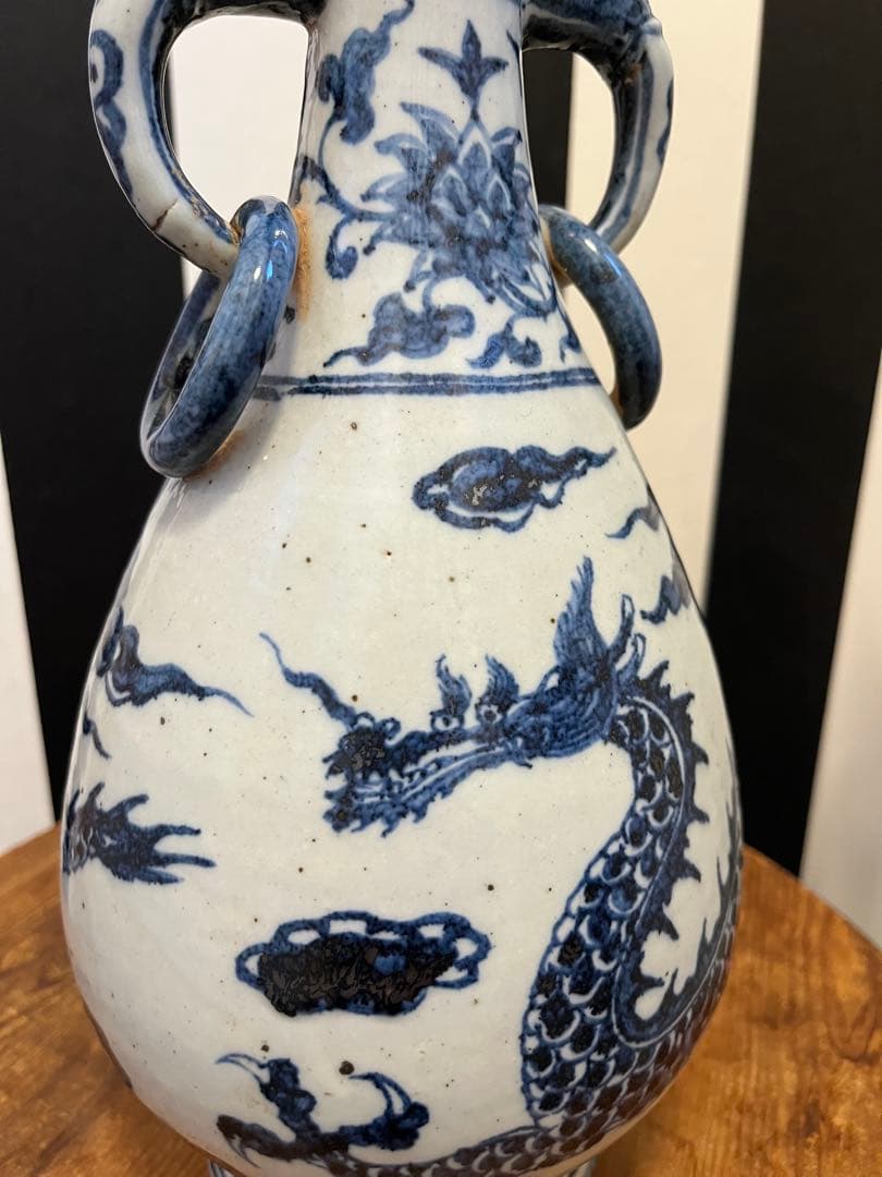 中国アンティーク花瓶　大ぶり