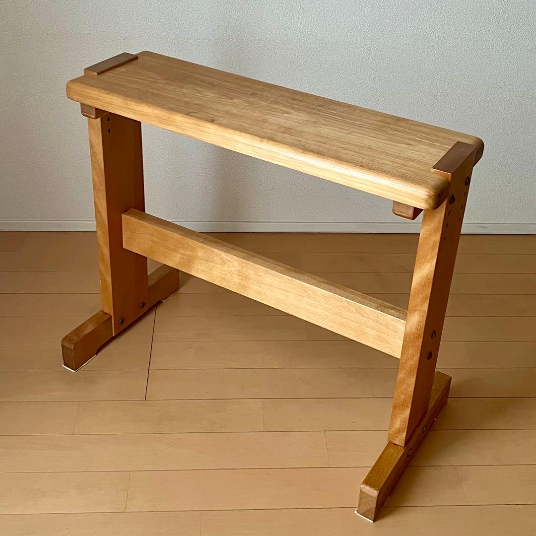 【手織り機用】東京手織 KM-650用 長椅子（高さ調節可）　中古　織物道具