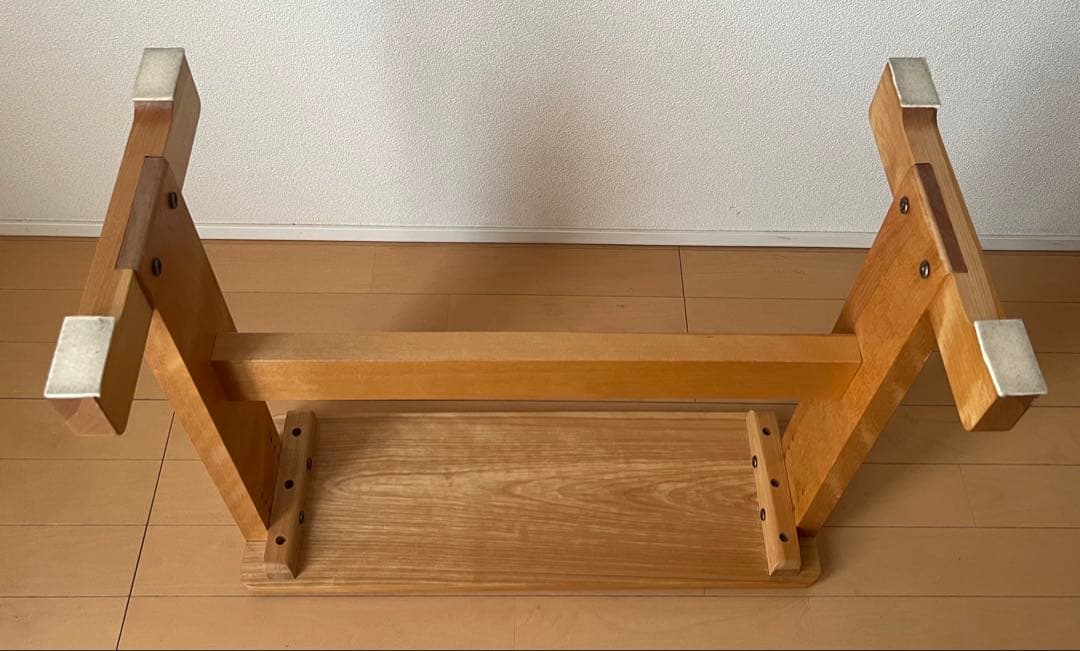 【手織り機用】東京手織 KM-650用 長椅子（高さ調節可）　中古　織物道具