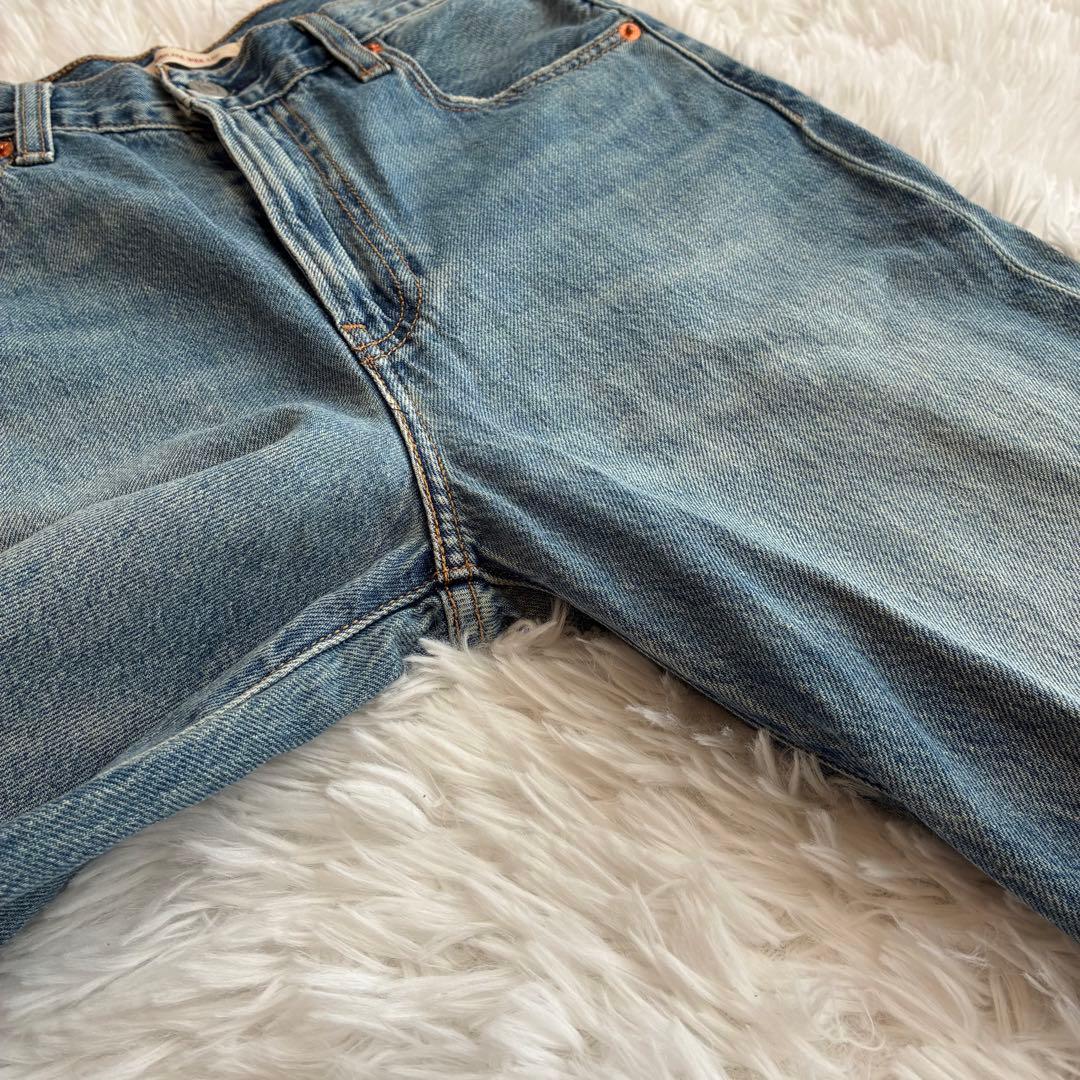 Ungrid Levi's別注RIBCAGE ＷIDE LEGデニム26インチ
