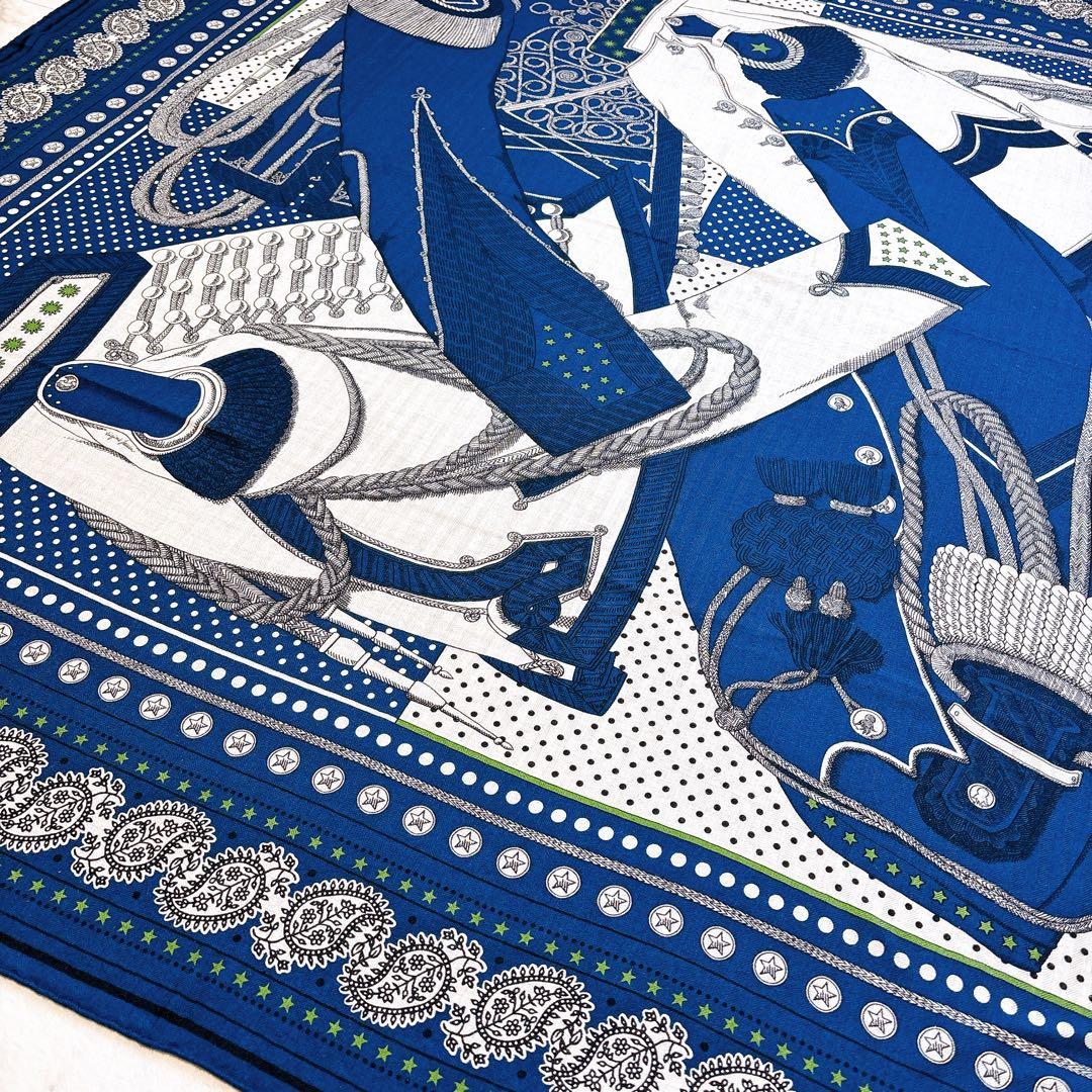 【YUKINO】エルメス カレジェアン ズアヴとドラゴン カシミア シルク