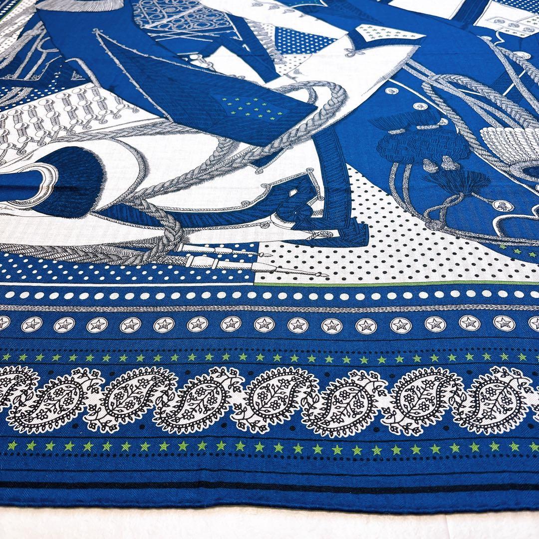 【YUKINO】エルメス カレジェアン ズアヴとドラゴン カシミア シルク