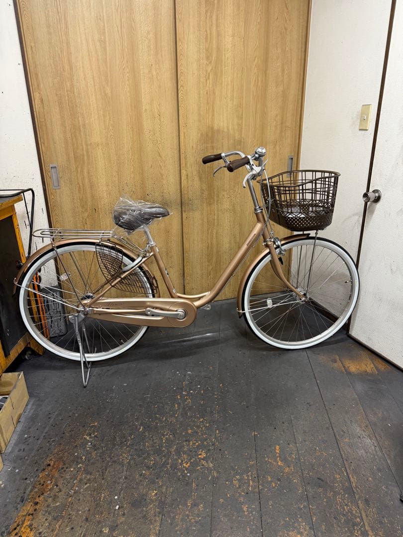 新車　ブリヂストン　アルミーユ　アルミフレーム　26インチ　LEDオートライト