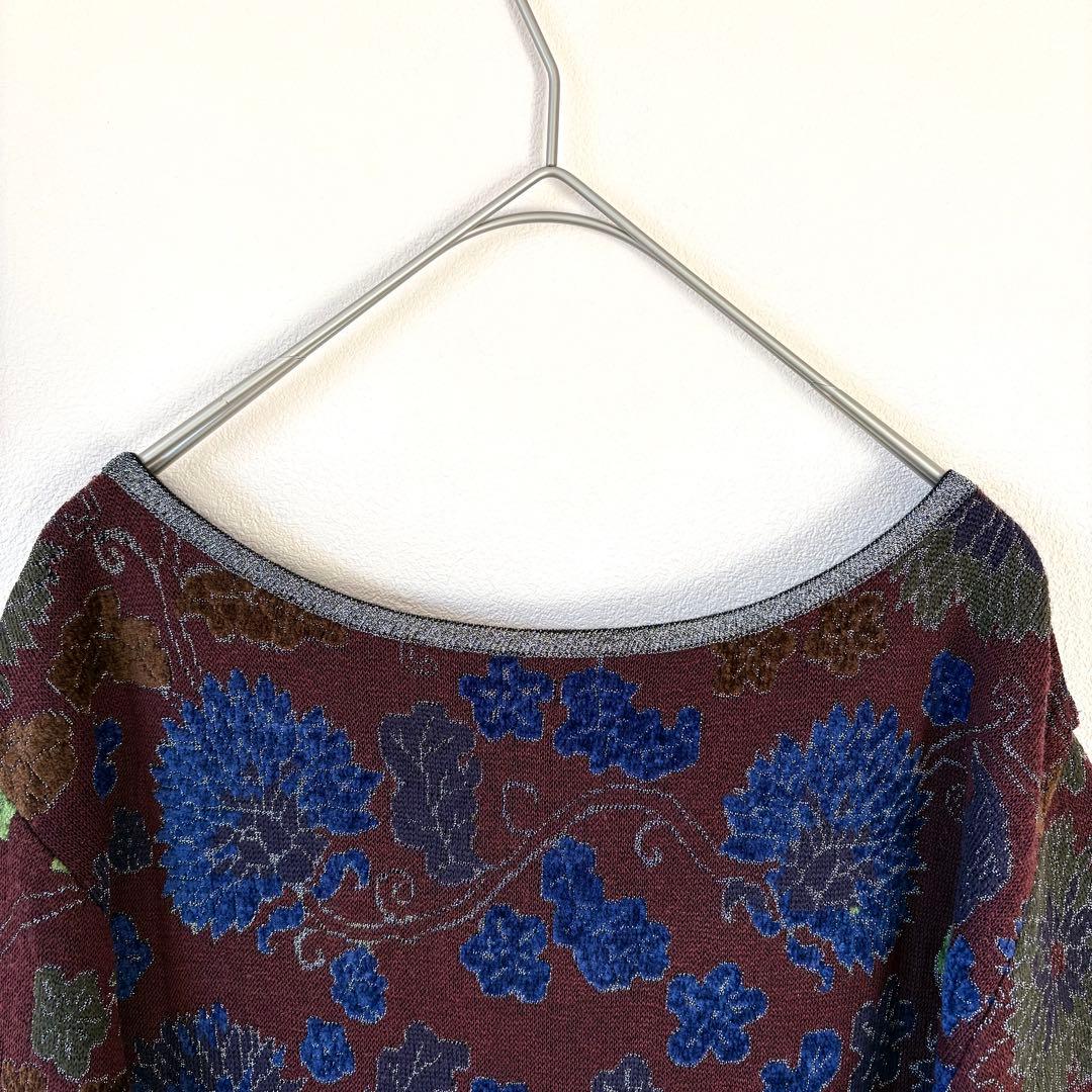 KENZO ケンゾー ニット セーター 花柄 刺繍 ベネカ期 イタリア製