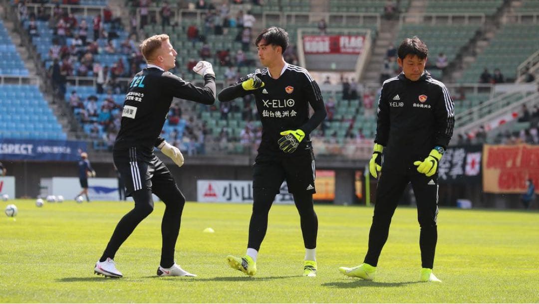 ベガルタ仙台 2021 練習着 ウォーミングアップウェア 実使用 ユニフォーム