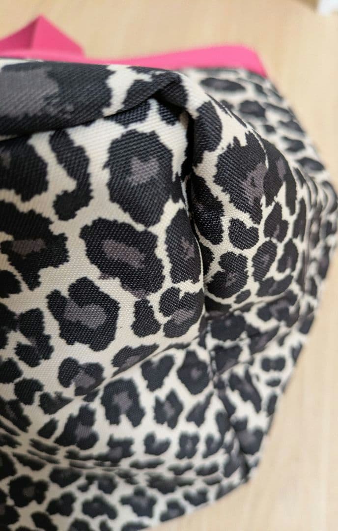 【美品】エルベシャプリエ 707FD パンサーブラン 舟型トートM ケアカード付