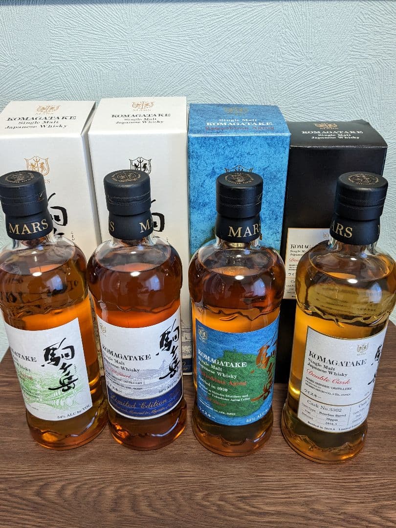 マルスウイスキー　駒ケ岳4本セット