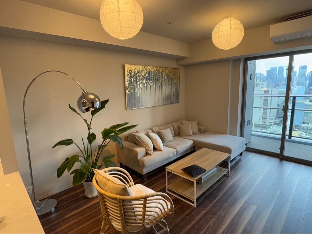 【美品】フロアランプ