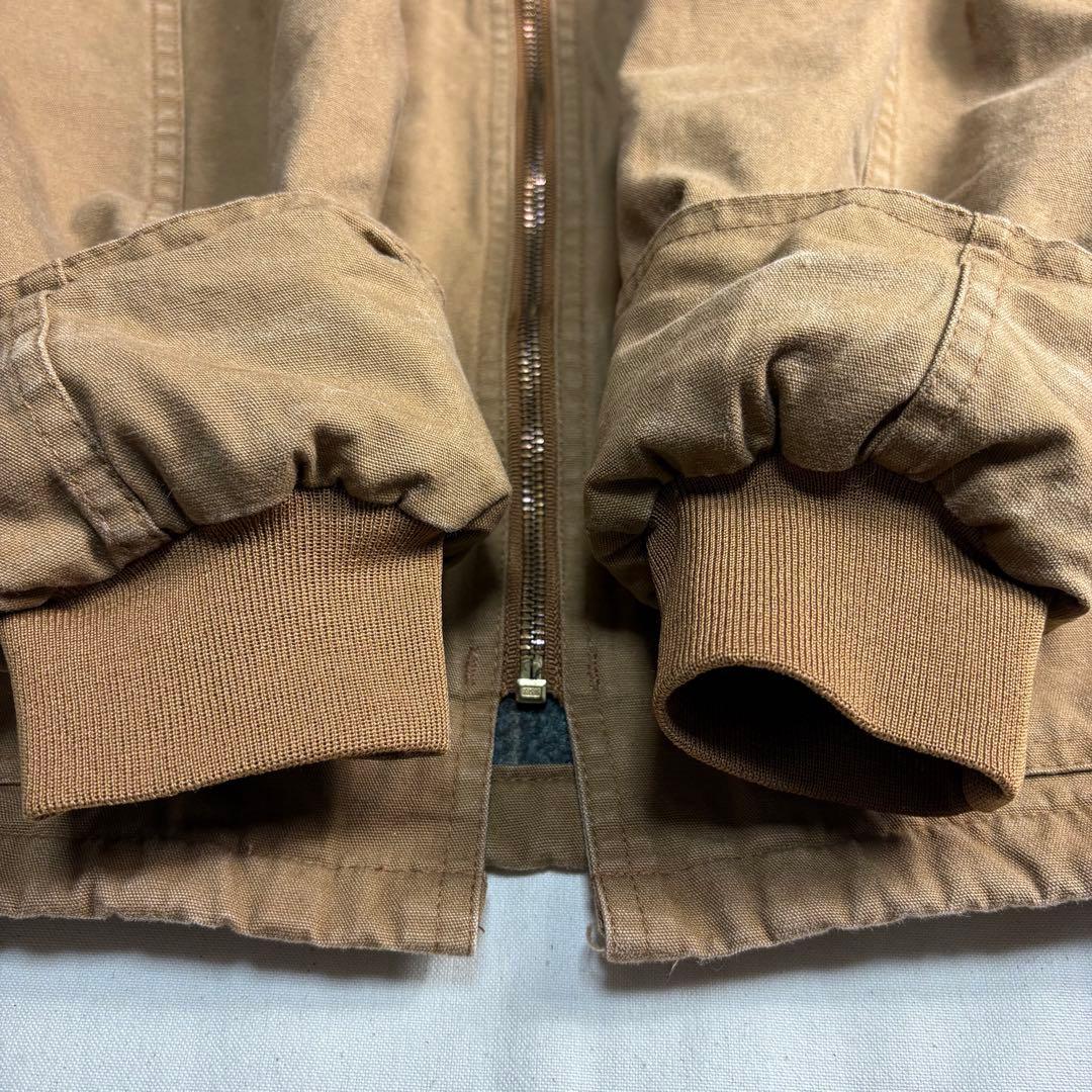 USA製ダンブルック ダックワークジャケット 企業ロゴ襟コーデュロイMキャメル