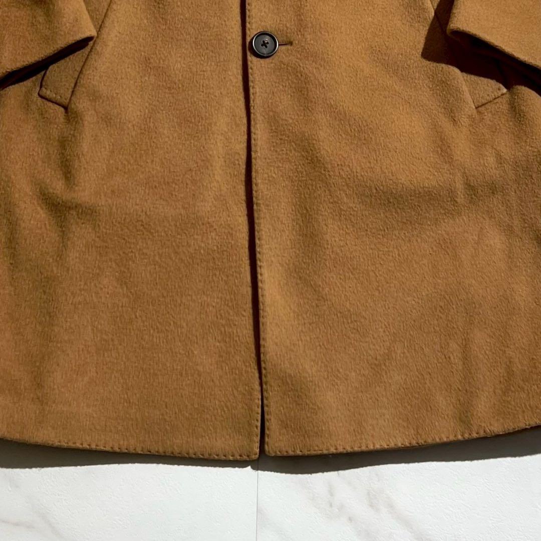 LARDINI ブートニエール チェスターコート キャメル ロング 【177】