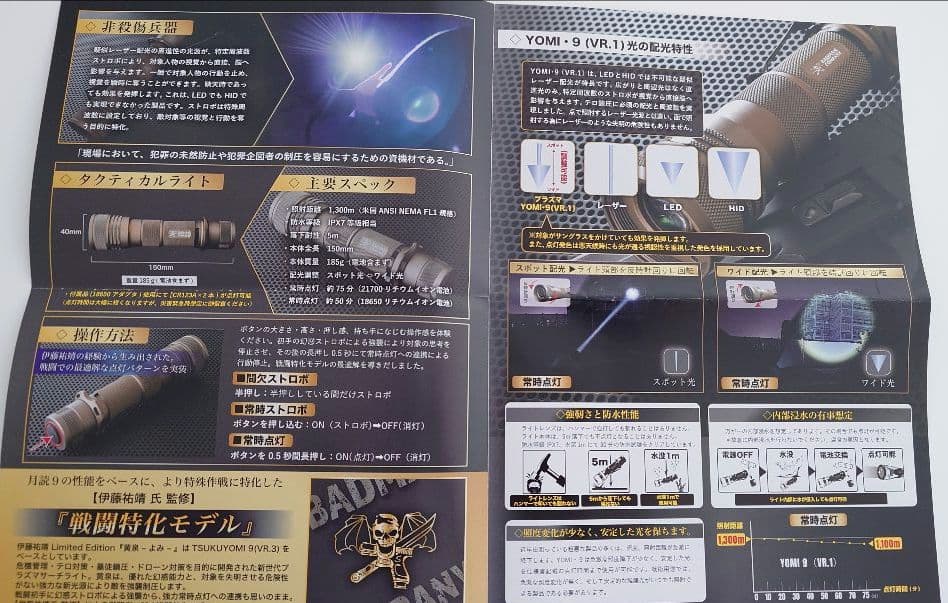 RAYGEARS YOMI-9VR.1 黄泉 田村装備開発 LEP ライト