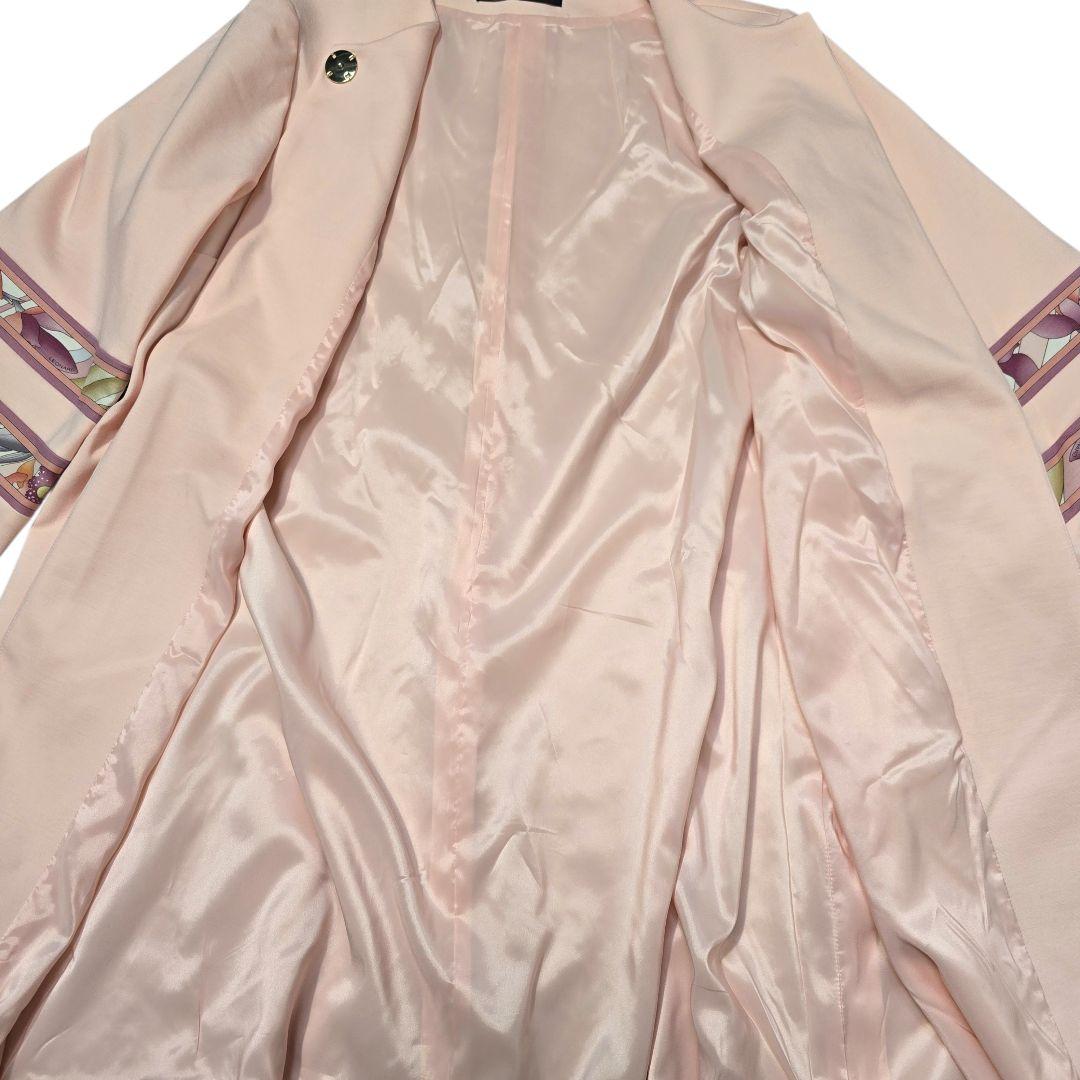 LEONARD レオナール スプリングコート ノーカラーコート 38