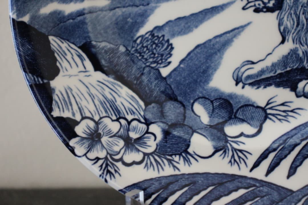 イギリス製　ティファニー×ジョンソンブラザーズ　２０cmプレート　飾り皿