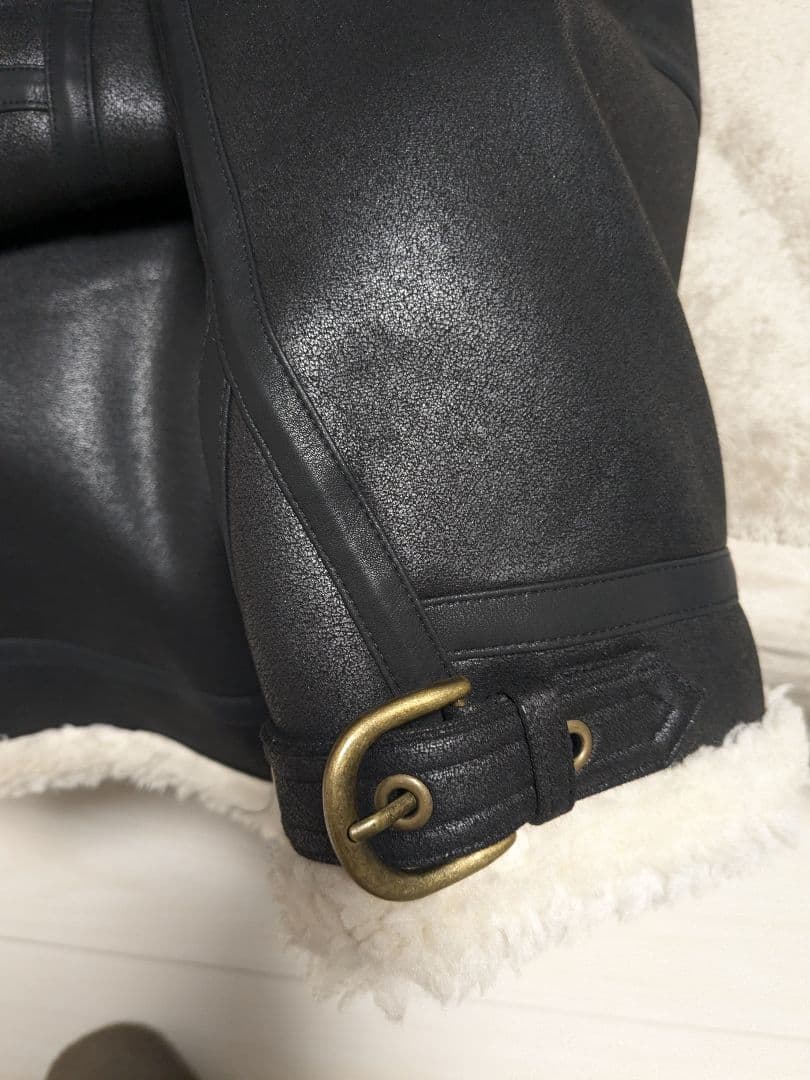 B-3 フェイクムートン ボア ジャケット　フライトジャケット