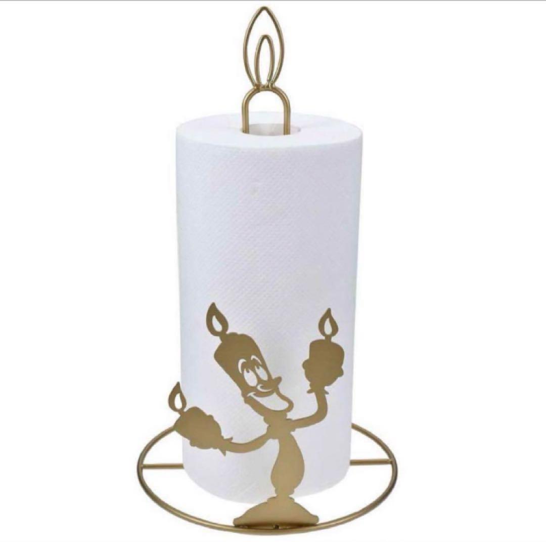 ディズニー　美女と野獣　ルミエール キッチンペーパーホルダー