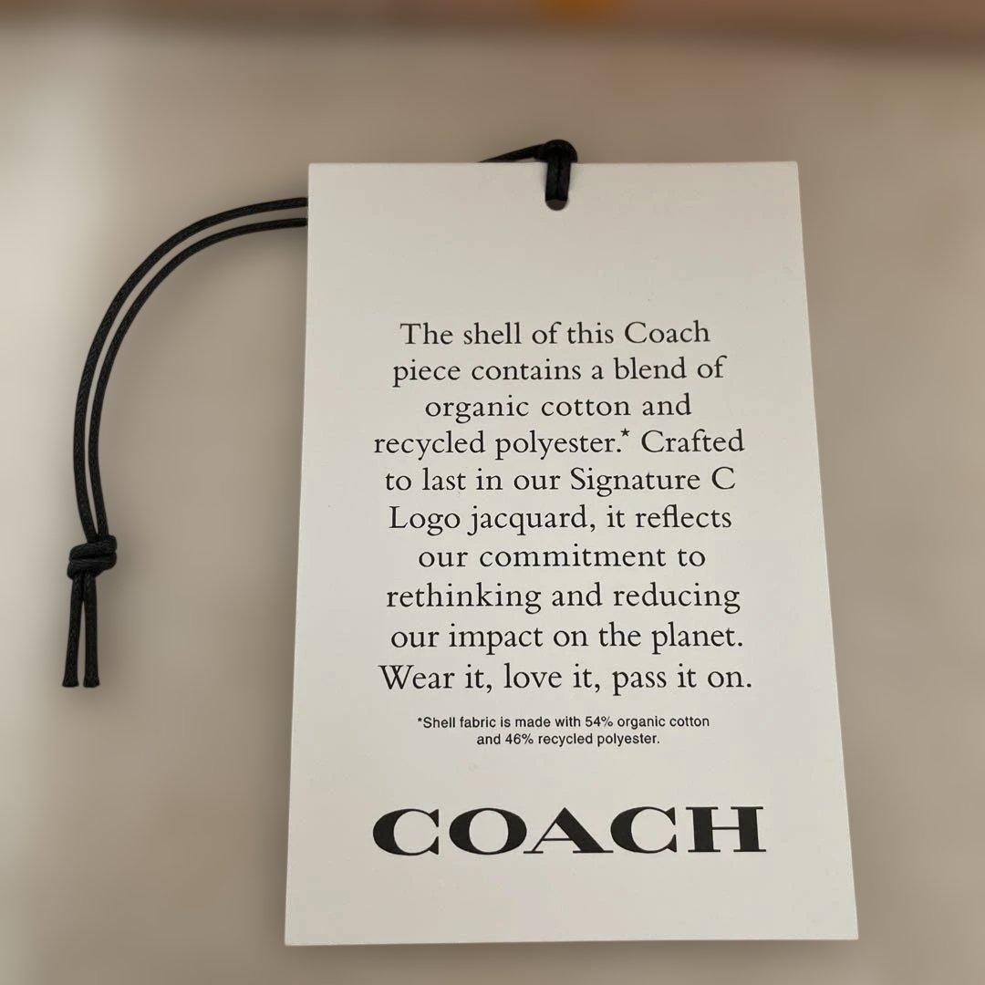 新品 COACH 二つ折り財布 ブラウン